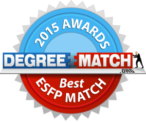 DegreeMatch.org - 2015 Awards - Best ESFP Match